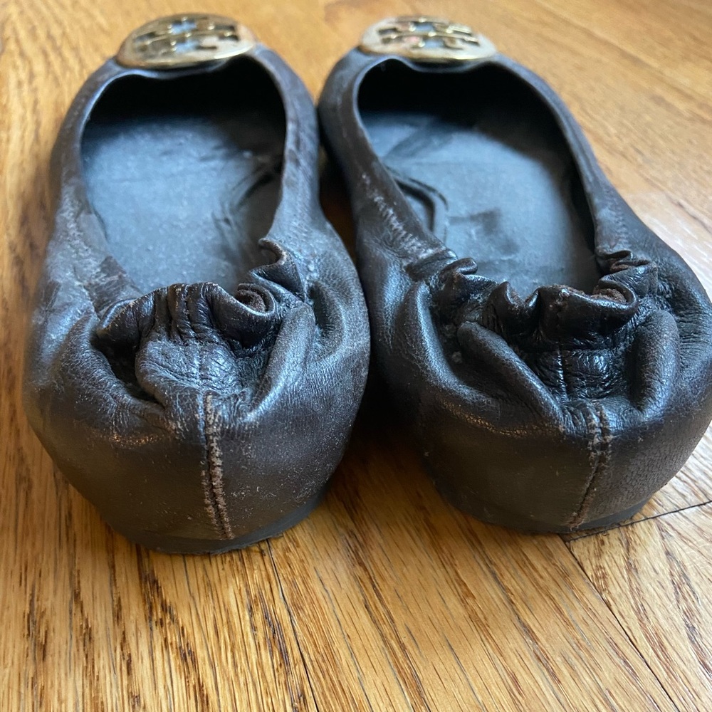Tory Burch ballet flats brown women’s size 9 - Picture 4 of 7
